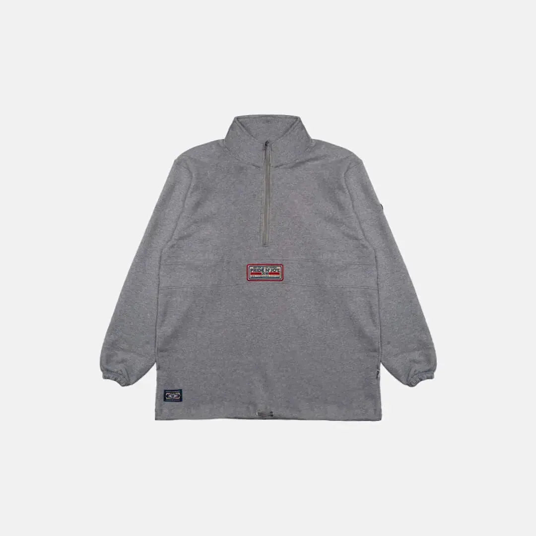 Sign Half Zip Sweatshirt Grey