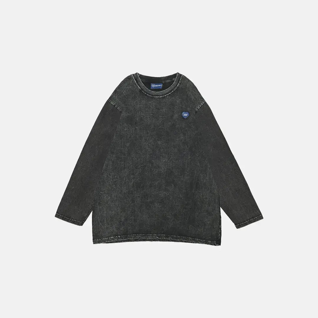 Long Sleeve Washed