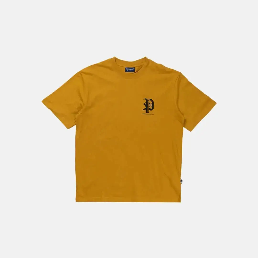 P Old English Yellow
