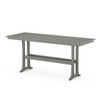 POLYWOOD Farmhouse Trestle 38 x 96 in. Bar Table