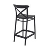 Cross Polypropylene Counter Stool