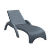 Miami Resin Wickerlook Chaise Lounge