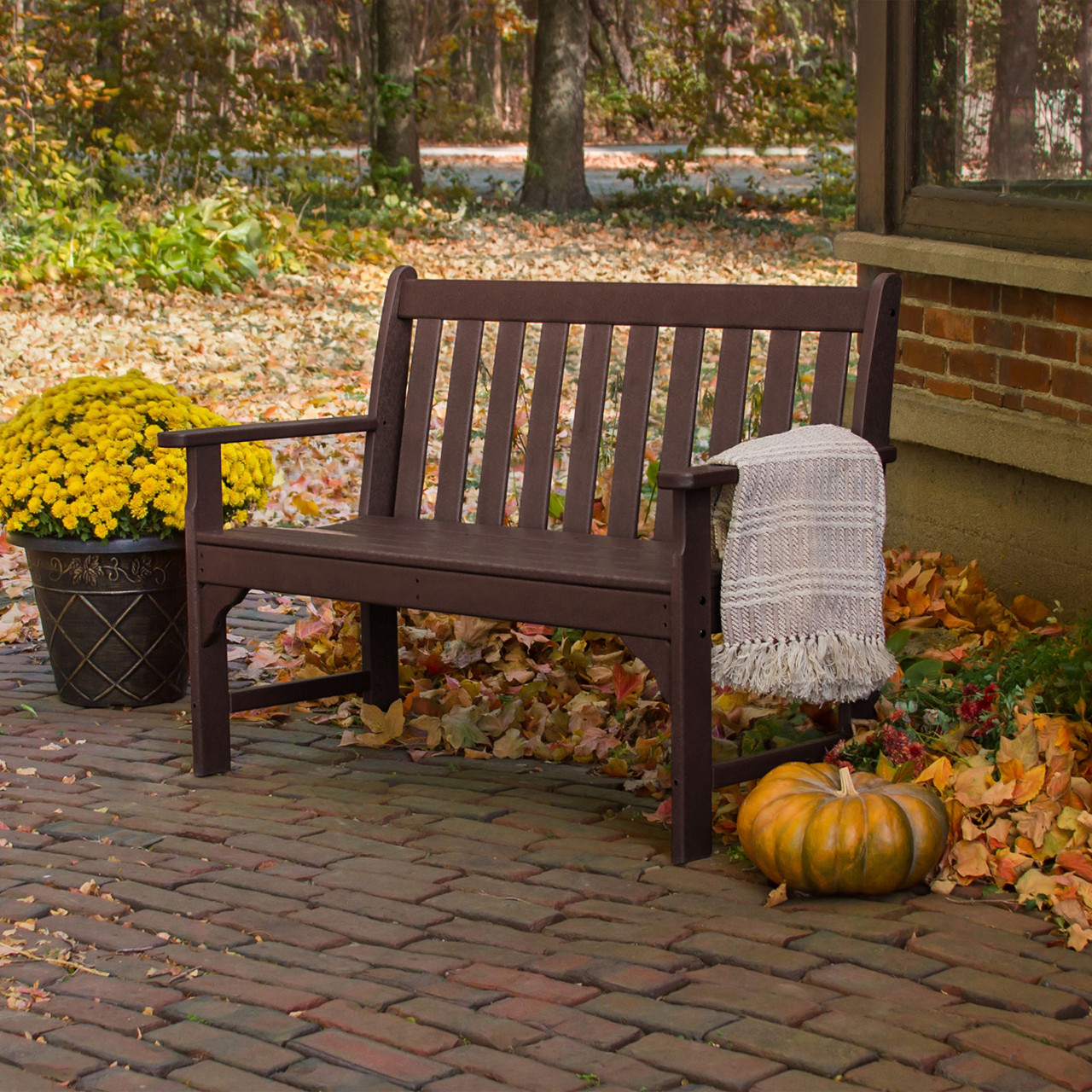 POLYWOOD Vineyard 48 in. Bench