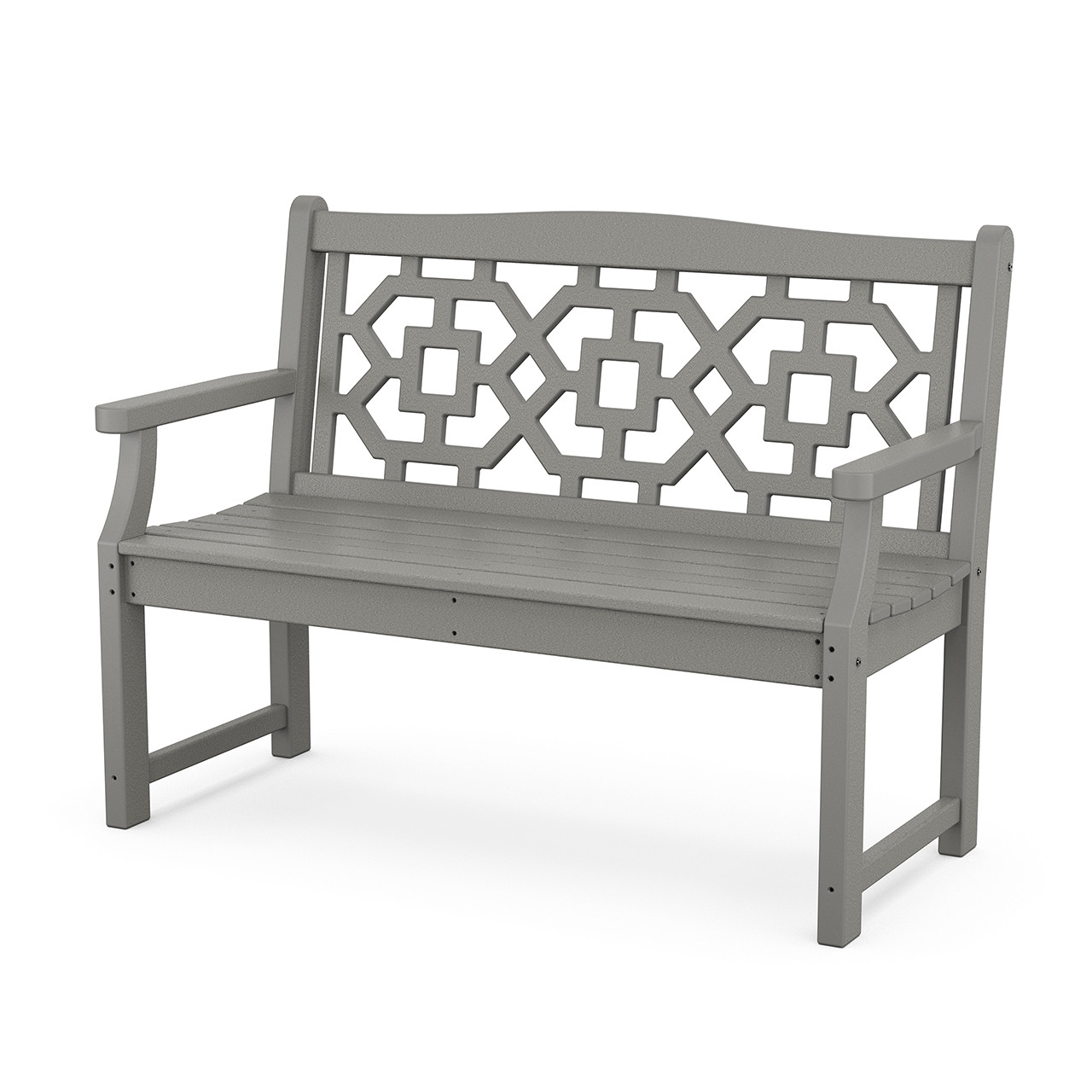 Martha Stewart by POLYWOOD Chinoiserie 48 in. Garden Bench