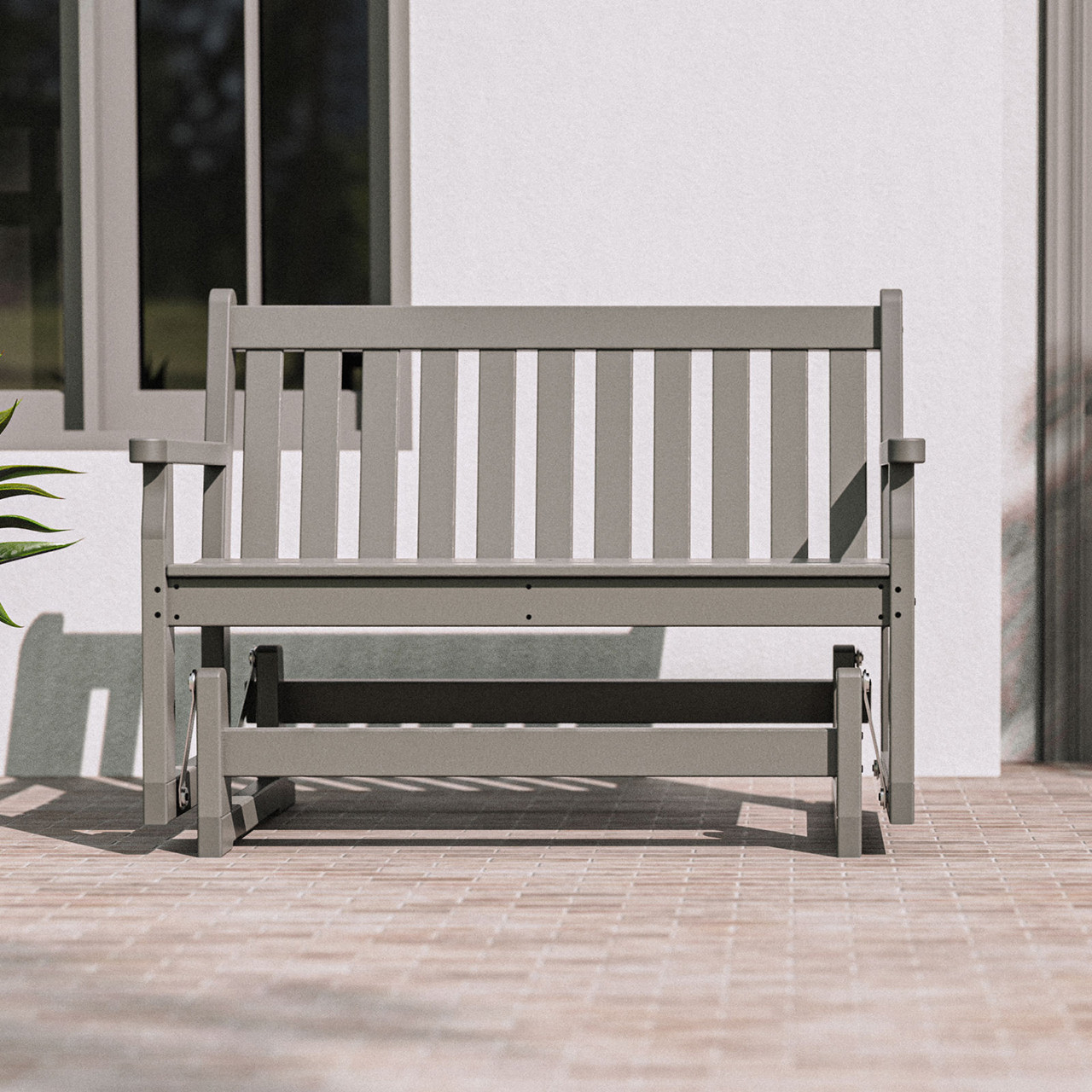 POLYWOOD Traditional Garden 48 in. Glider