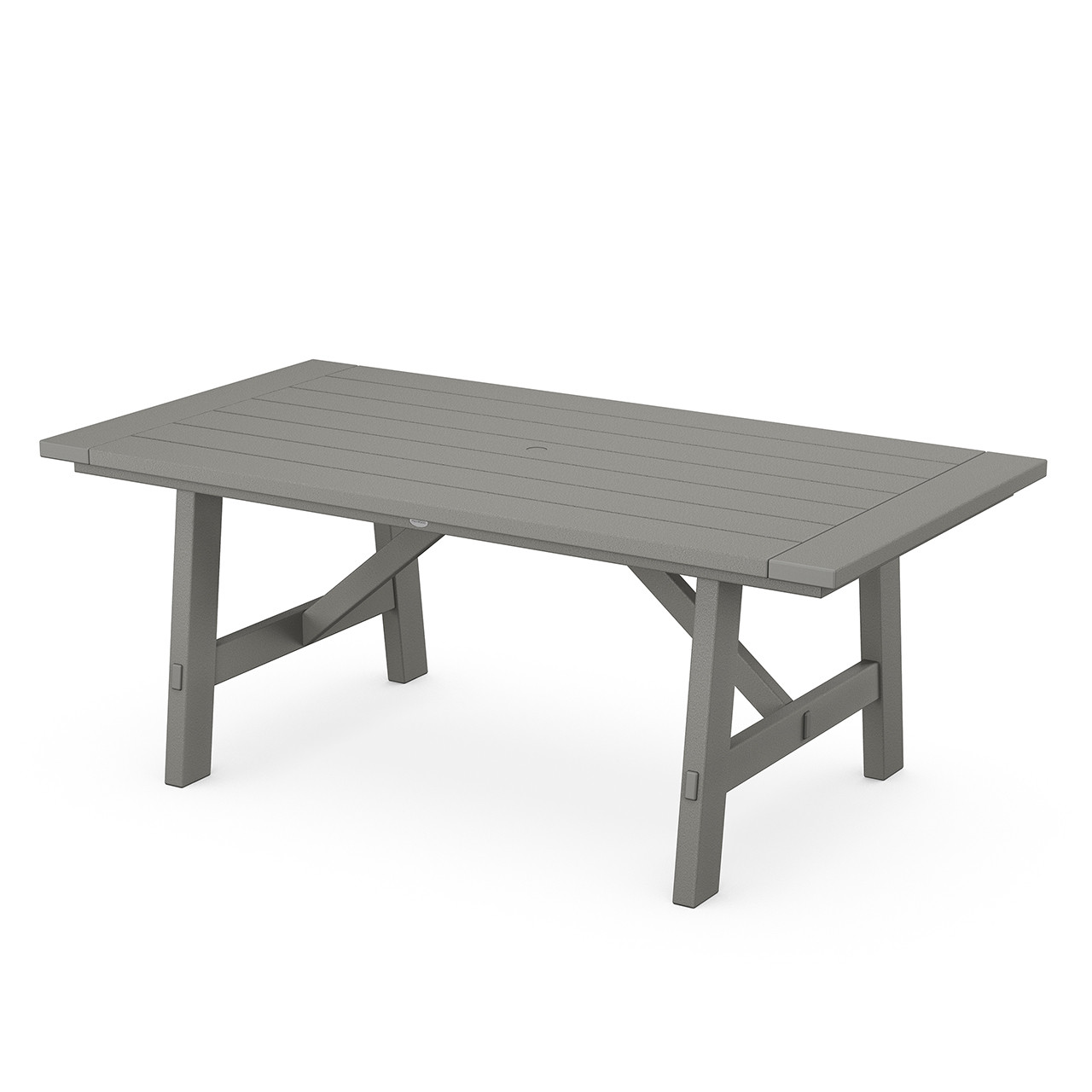 POLYWOOD Rustic Farmhouse 39 x 75 in. Dining Table