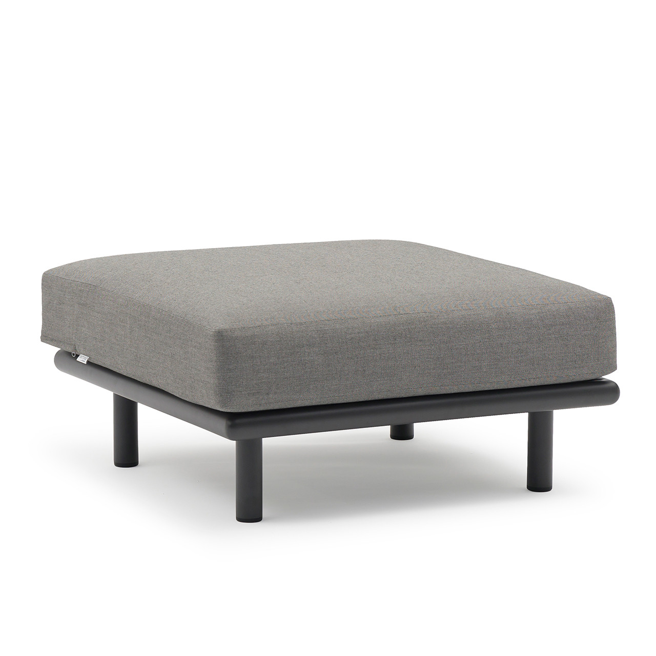 Play Aluminum with Cushion Ottoman