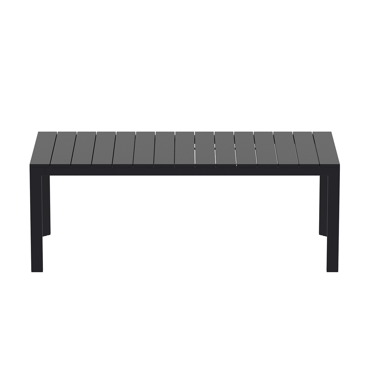 Atlantic XL Polypropylene 83-110 x 39 in. Extension Dining Table