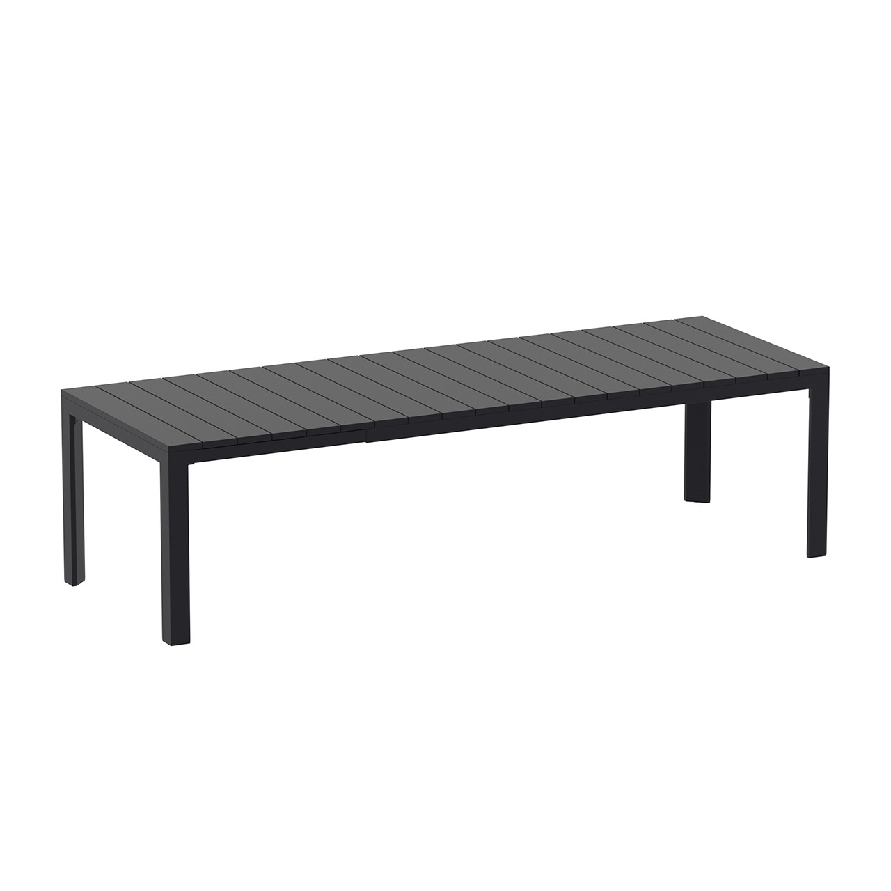 Atlantic XL Polypropylene 83-110 x 39 in. Extension Dining Table