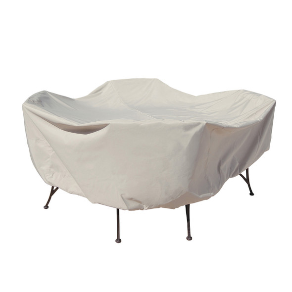 84 in. Round Dining Table and Chairs Furniture Protective Cover (CP551)