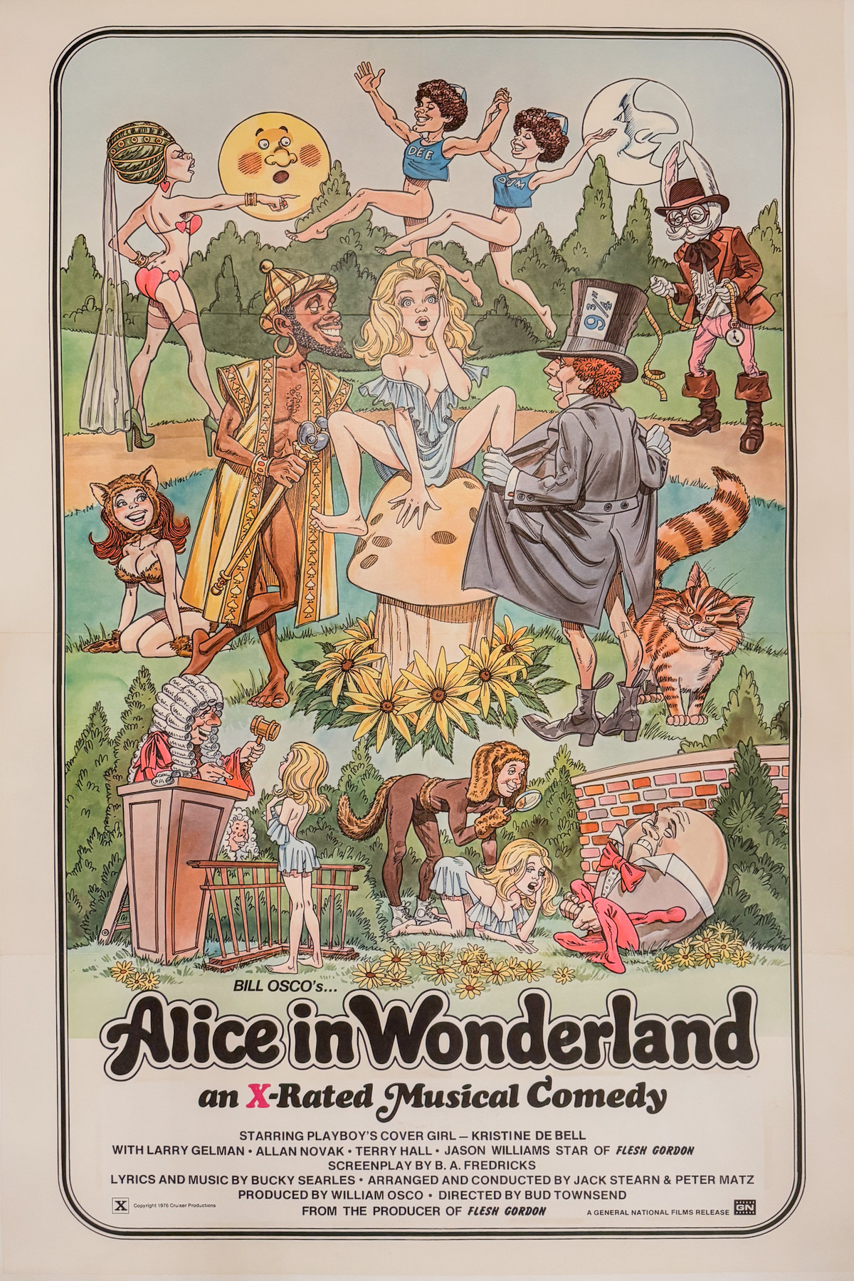 Alice in Wonderland (1976) Sexploitation (Linen Backed)