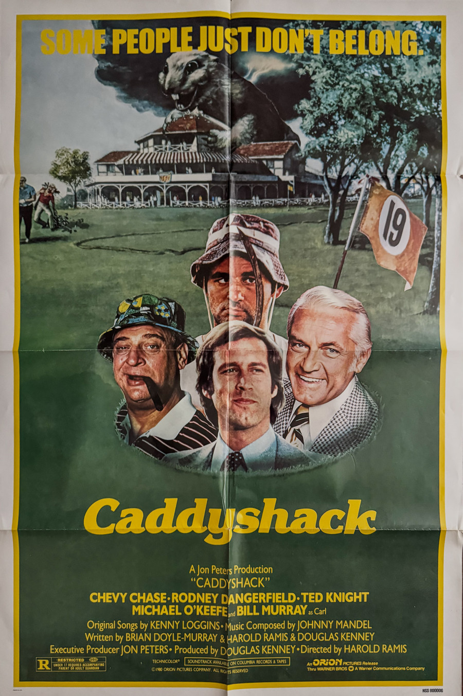 Caddyshack original movie poster