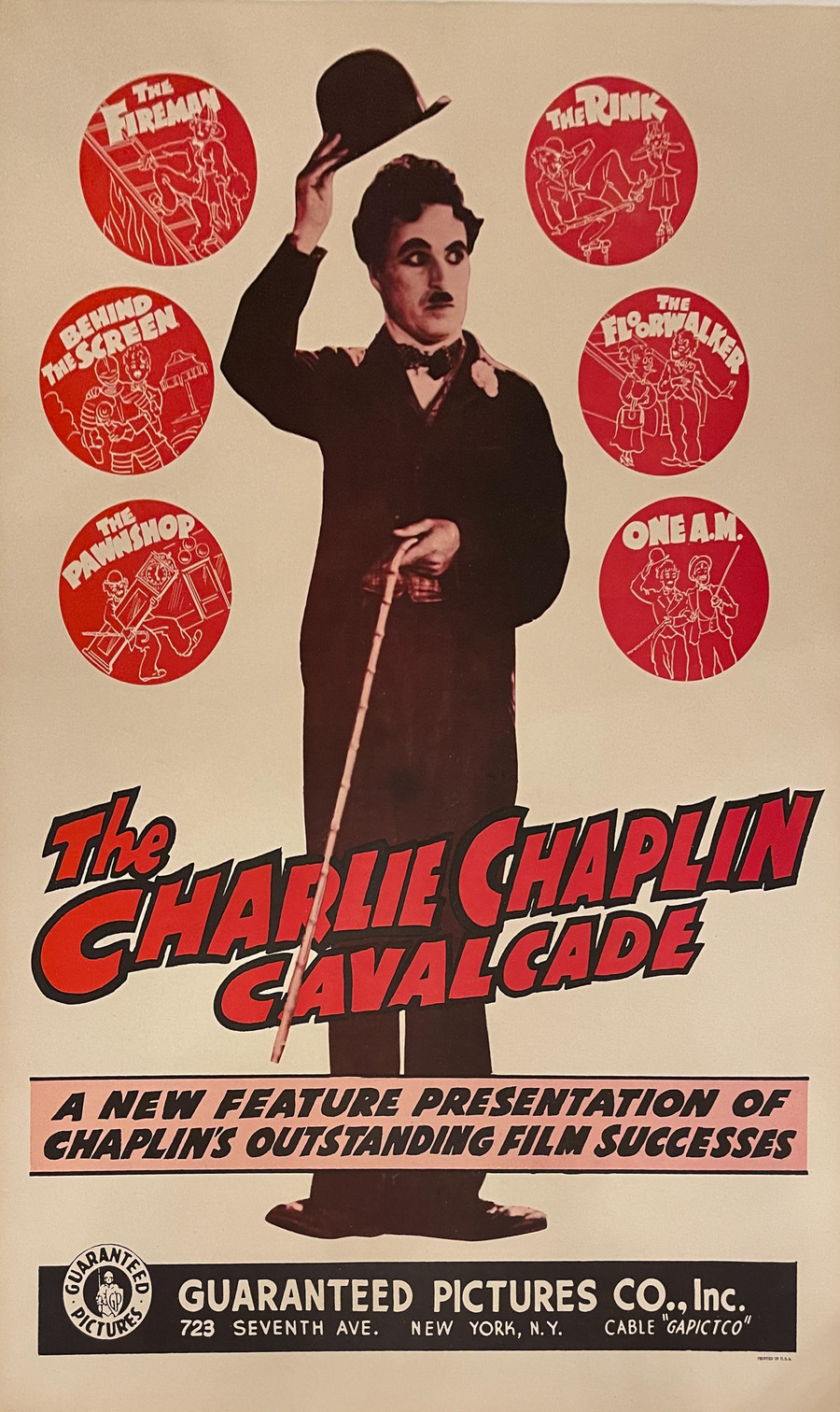 Cavalcade (Series) of Charlie Chaplin Films (1958) Linen Backed