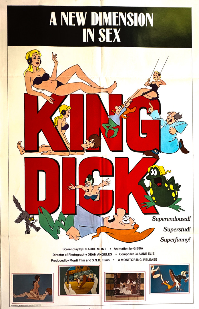King Dick vintage sexploitation movie poster