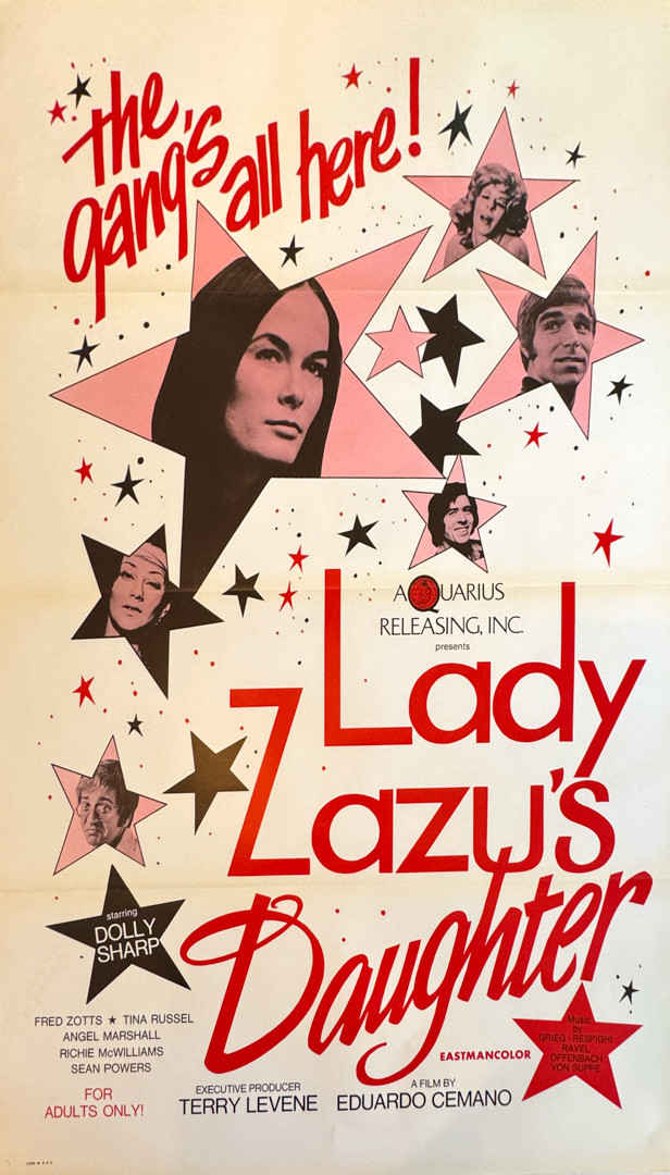 Lady Lazus' daughter sexploitation poster
