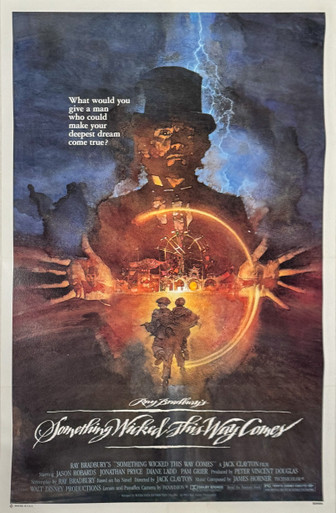 Something Wicked This Way Comes Vintage Poster