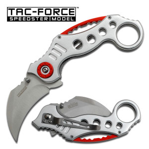 Spring Assisted Karambit Knife Silver
•2.5" 3MM THICK BLADE, STAINLESS STEEL
•SILVER CURVED BLADE
•5.25" CLOSED
•KARAMBIT STYLE SILVER ALUMINUM HANDLE
•INCLUDES POCKET CLIP
Spring Assisted Karambit Knife Silver
•2.5" 3MM THICK BLADE, STAINLESS STEEL
•SILVER CURVED BLADE
•5.25" CLOSED
•KARAMBIT STYLE SILVER ALUMINUM HANDLE
•INCLUDES POCKET CLIP