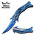 Blue Titanium Dragon Spring Assisted Knife 
•4" 3MM THICK BLADE, STAINLESS STEEL
•BLUE TITANIUM COATED MIRROR BLADE
•4.5" CLOSED
•STAINLESS STEEL BLUE TITANIUM COATED MIRROR HANDLE
•INCLUDES BLUE TITANIUM COATED POCKET CLIP
