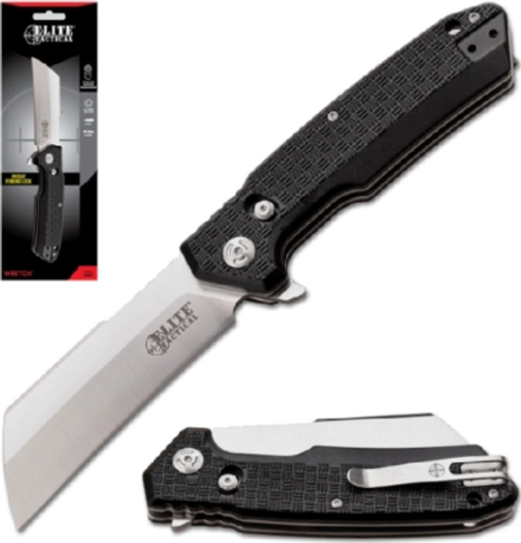 ELITE TACTICAL - WRETCH - FOLDING KNIFE W/D.L.M.