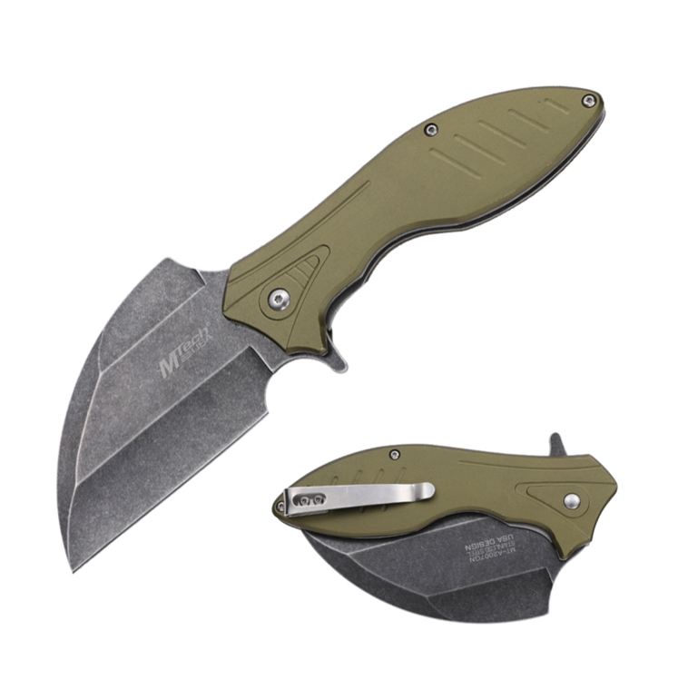 MTech 8.55" Spring Assisted Knife – Anodized Aluminum Handle