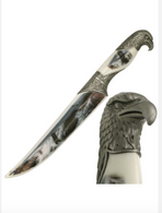  BALD EAGLE HANDLE WITH EAGLE SCENE ON HANDLE