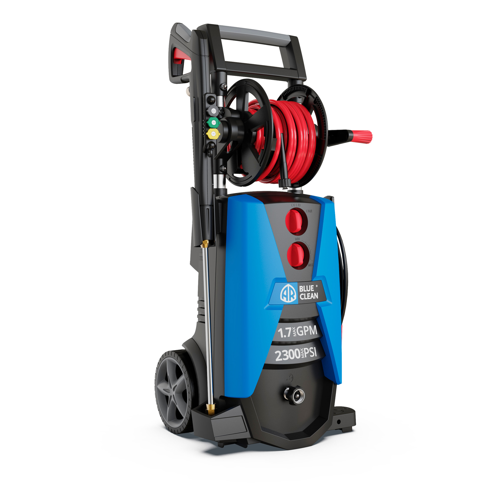 AR Blue Clean XM2400 Electric Pressure Washer-2400 Max PSI, 1.9 Max GPM ...