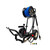 PRO600-CCRT, 2-wheel, Blk, metal, Cart Base w/Reel, 50' Blue Flex Hose, Foam Cannon, Trigger Gun, Nozzles, Wand,
