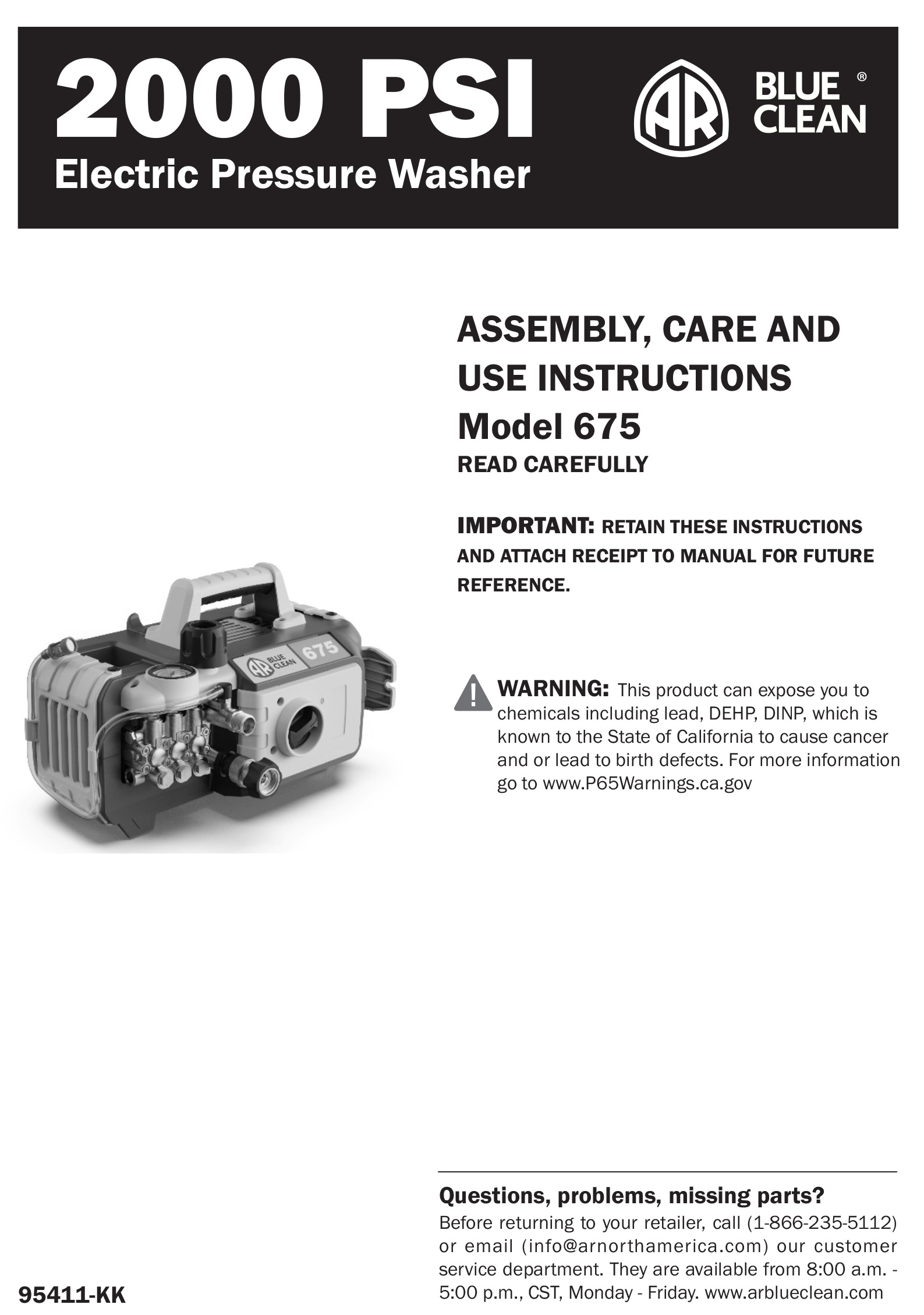AR675 Product Manual