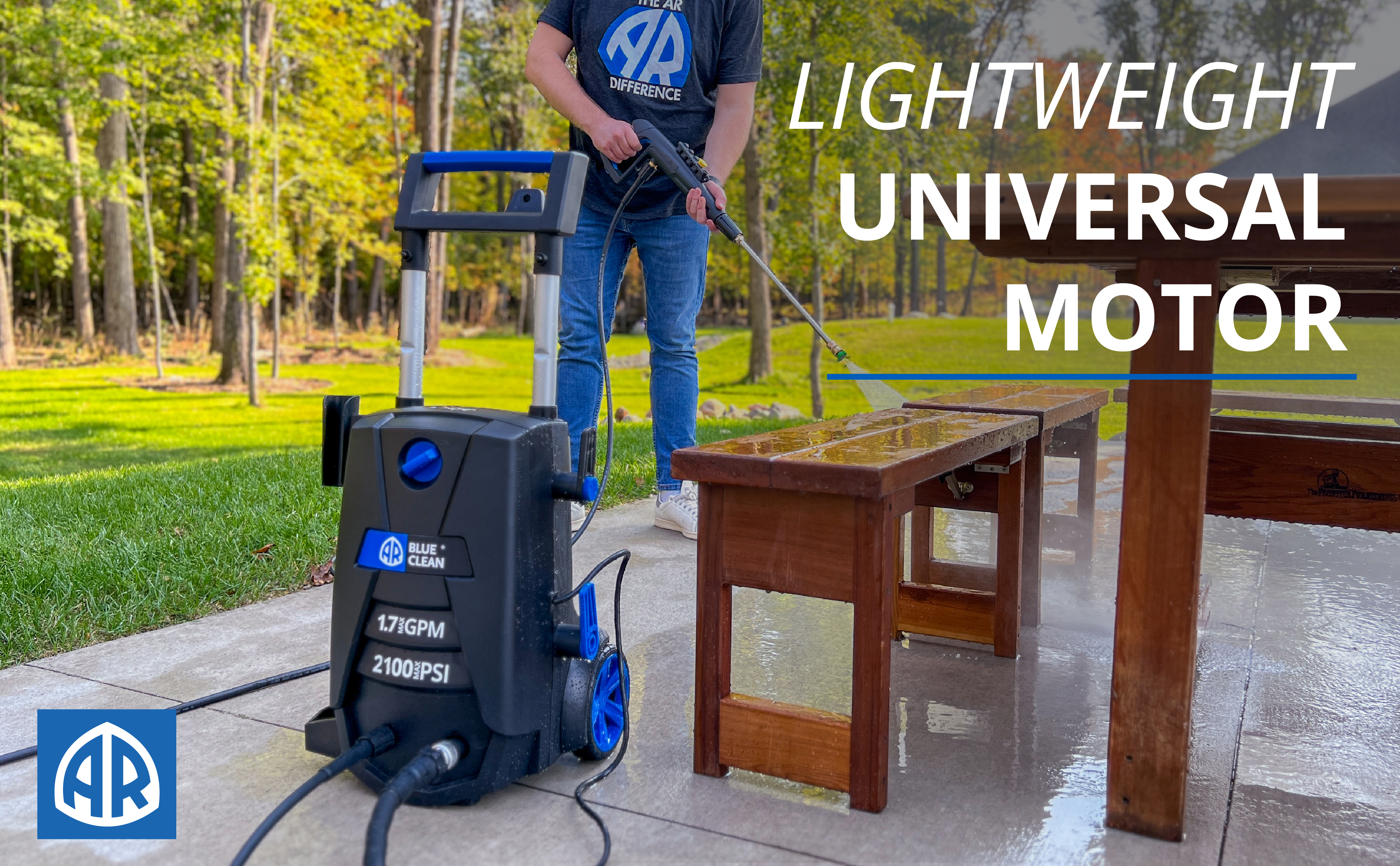 AR Blue Clean BC383HSB-X, 2100 PSI, 1.7 GPM, 13 Amp Electric