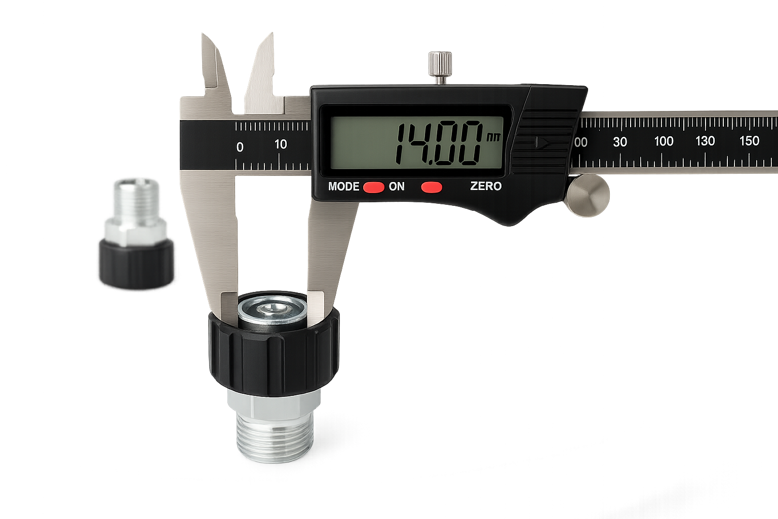 Measuring M22 Fitting, Male Plug