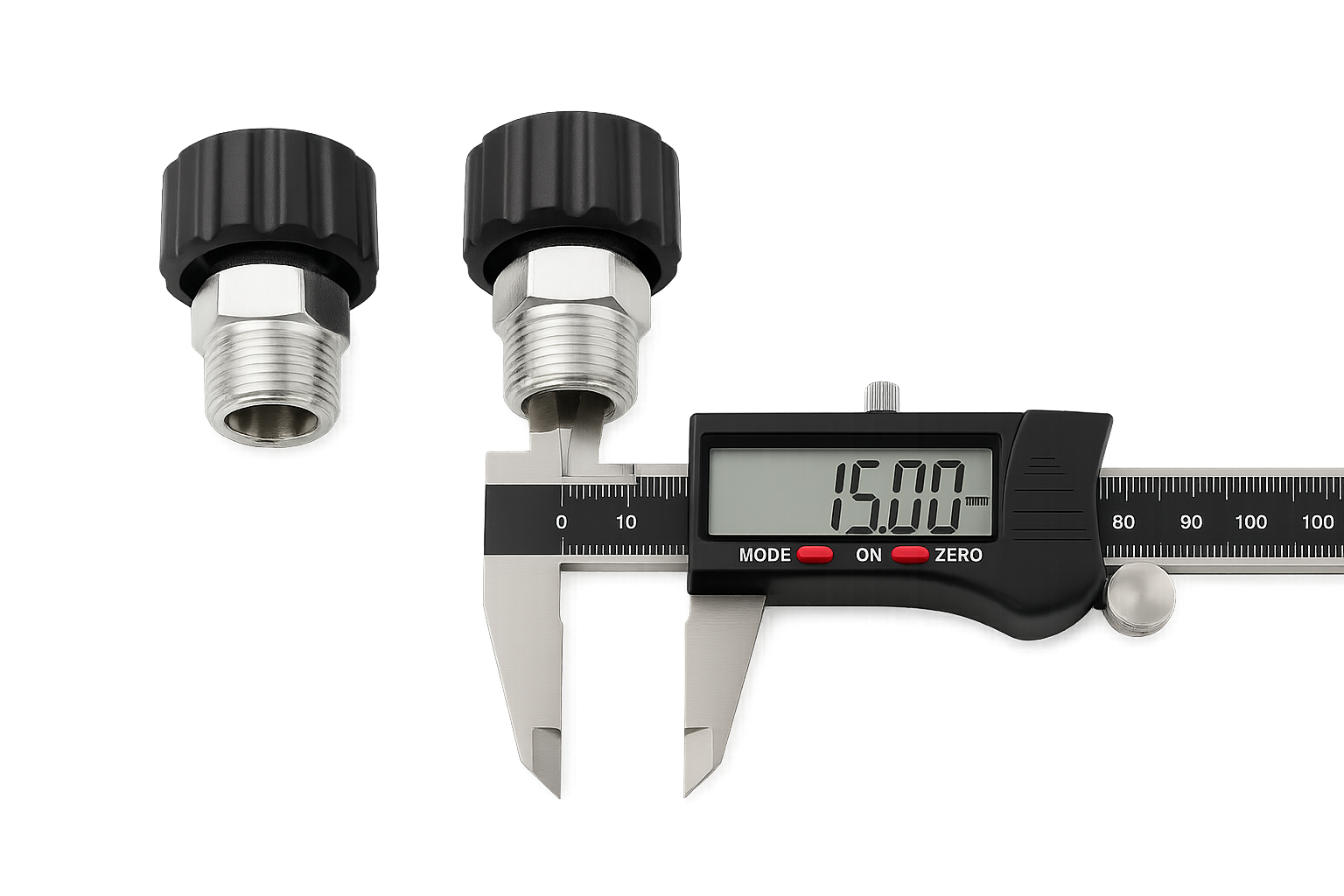 Measuring M22 bore diameter placeholder