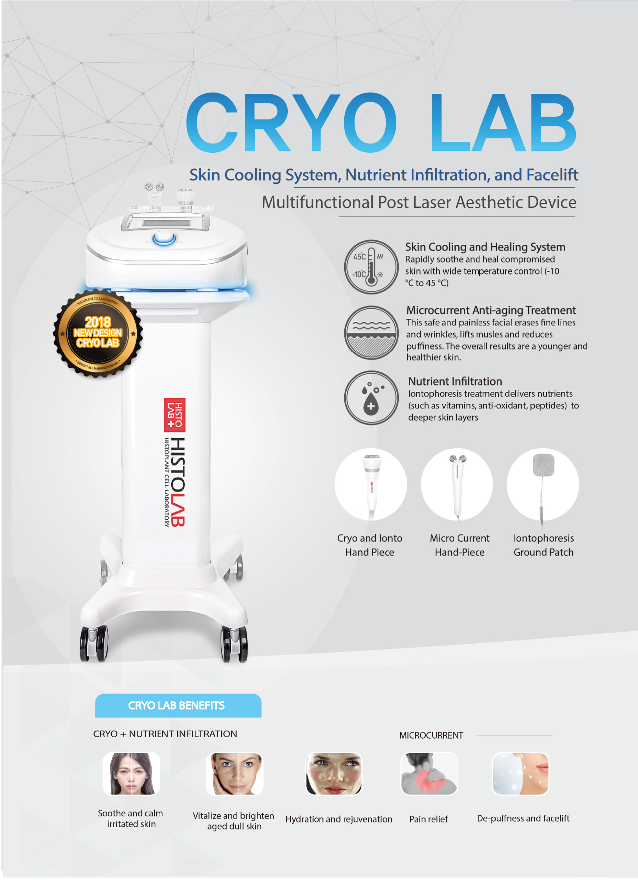 Histolab Cryo Lab - Skin Cooling System