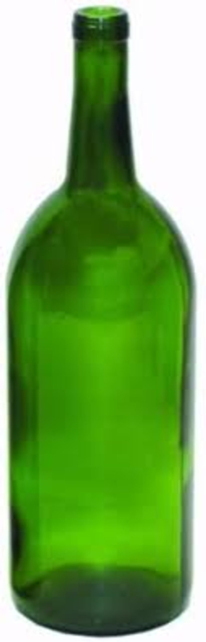 1.5 Liter Antique Green Bordeaux Bottles - 6/Case