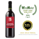 VineCo Signature Series™ California Cabernet Sauvignon w/skins Wine Making Kit