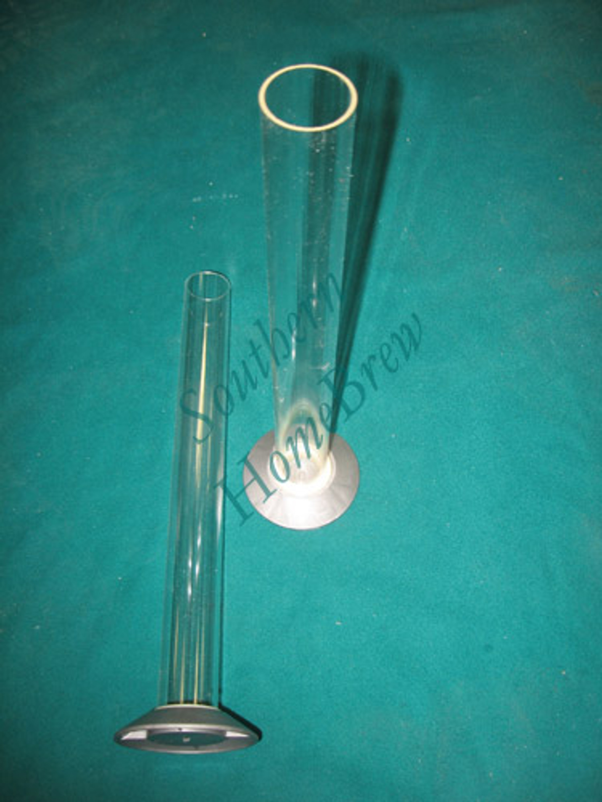 Glass Hydrometer Test Jar 13" With Plastic Base