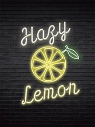 Hazy Lemon Wine Labels - 30 Pack