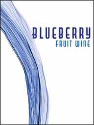 Blueberry Fruit Wine Labels - 30 Pack