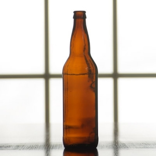 Clear Glass Beer Bottles - Case of 24