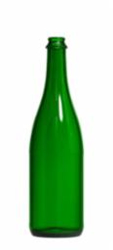 750mL Vineyard Green Champagne Bottles, 12/Case