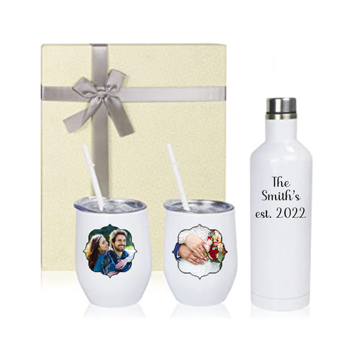 Custom Tumbler and Bottle Gift Set
