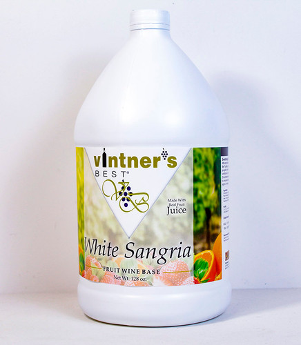 Vintners Best - White SangriaFruit Wine Base 128 oz (1 Gallon)