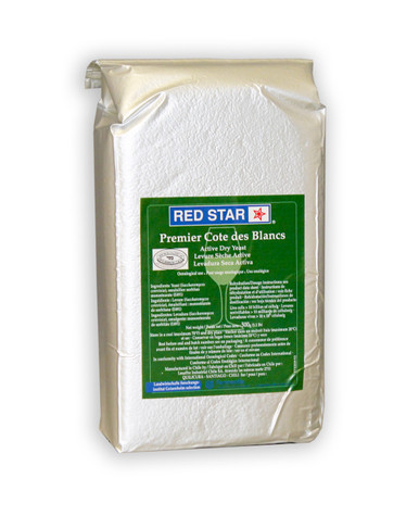 Cote Des Blanc Red Star Wine Yeast 500 Gram Brick