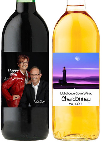 Custom Image Wine Label MS21