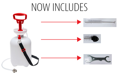 PREMIUM PRESSURIZED HAND PUMP BEER LINE CLEANER KIT