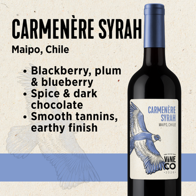 Carmenère Syrah - Tinto Fuego - VineCo™ Global Passport Series 2026 Wine Making Kit