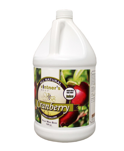 Vintners Best - Cranberry Fruit Wine Base 128 oz (1 Gallon)