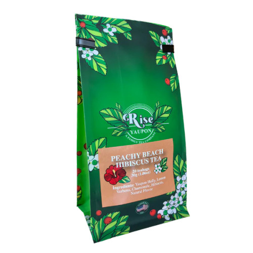 Peachy Beach Hibiscus Yaupon Tea (20 sachets)
