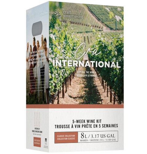 RJ Spagnols Cru International Ontario Sauvignon Blanc 8L Wine Making Kit