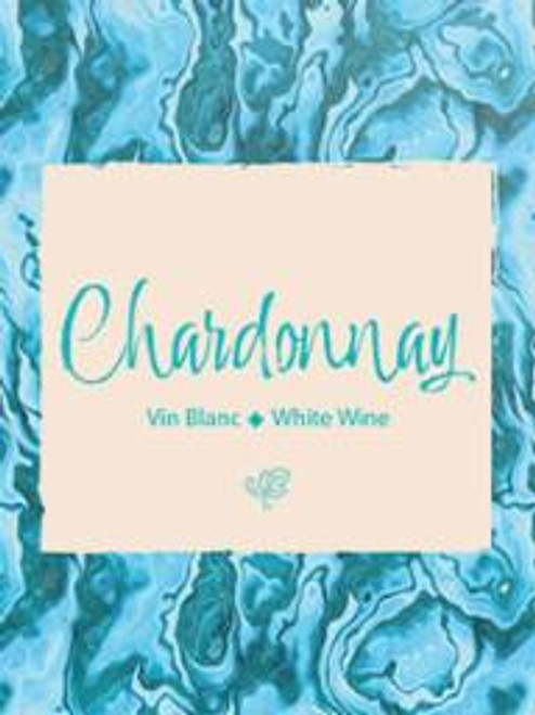 Chardonnay Wine Labels - 30 Pack