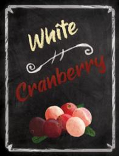 White Cranberry Wine Labels - 30 Pack